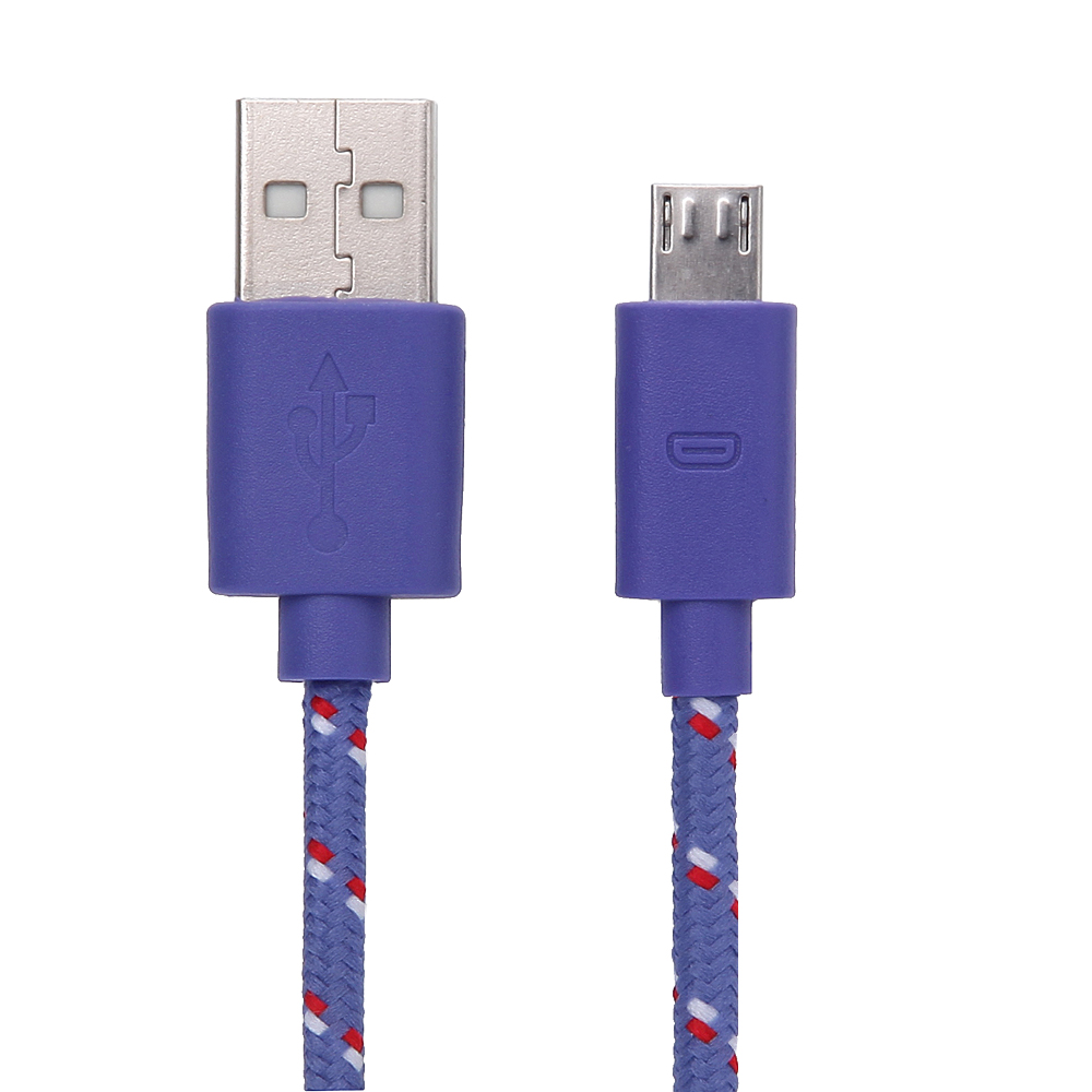 Nylon braided micro usb cable WK-NY5P001